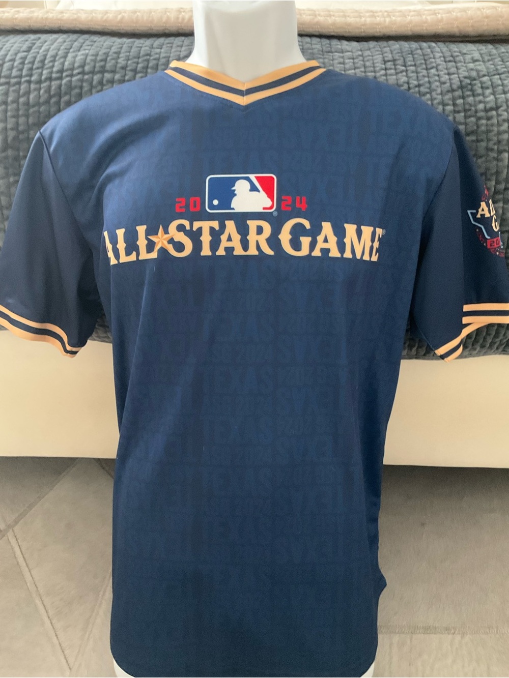 MLB Navy Blue & Gold 2024 All-Star Game Jersey